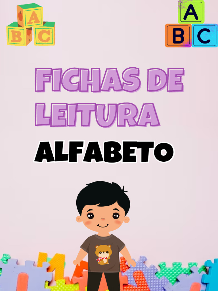 Fichas de Leitura do Alfabeto | PDF