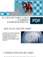 El Ciclón Yaku y Sus Cambios Climatológicos