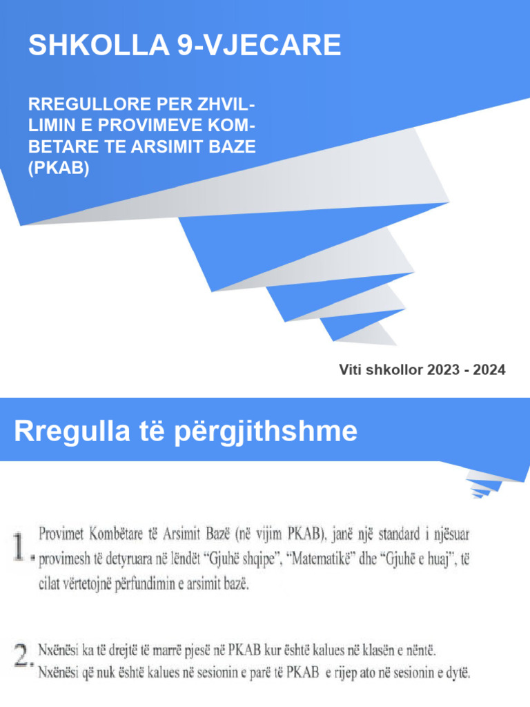 Provimet e Lirimit | PDF