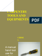 Carpentary Tools - PPTX