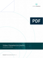 2023 Video Experience Metric Description - Google