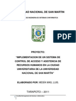 Py - Implementacion de Un Sistema de Control de Acceso y Cia de Recursos Humanos - RFID