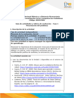 Guia - Fase 1 - Presentación Del Problema