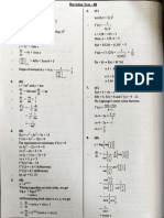 Review Test 8 Solution