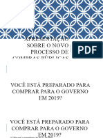 Apresentacao Sobre o Novo Processo de Compras Publicas - Daniel Barral