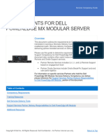 MX Modular Infrastructure Support Enablement