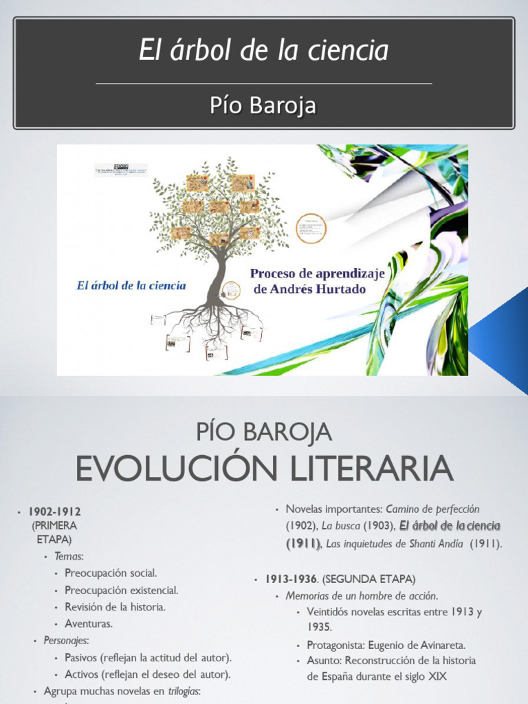 5b 1 El árbol De La Ciencia De Pío Baroja Pdf