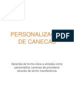 Personalização de canecas