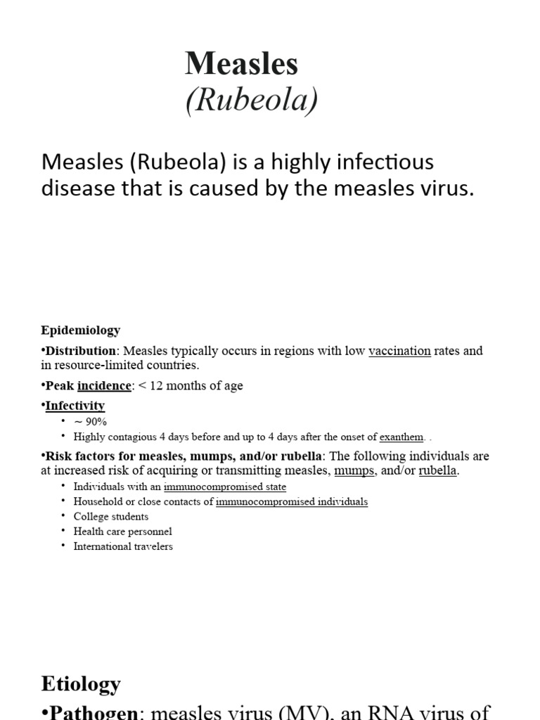 Measles | PDF | Measles | Vaccination