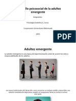 Desarrollo Psicosocial de La Adultez Emergente