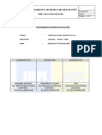 Procedimiento de Sistemas de Deteccion