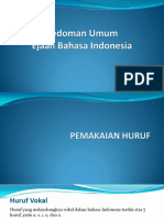 Pemakaian Huruf