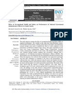 04.effect of Occupational Health and Safety On Performance of National Government Administrative Officers in Nandi County