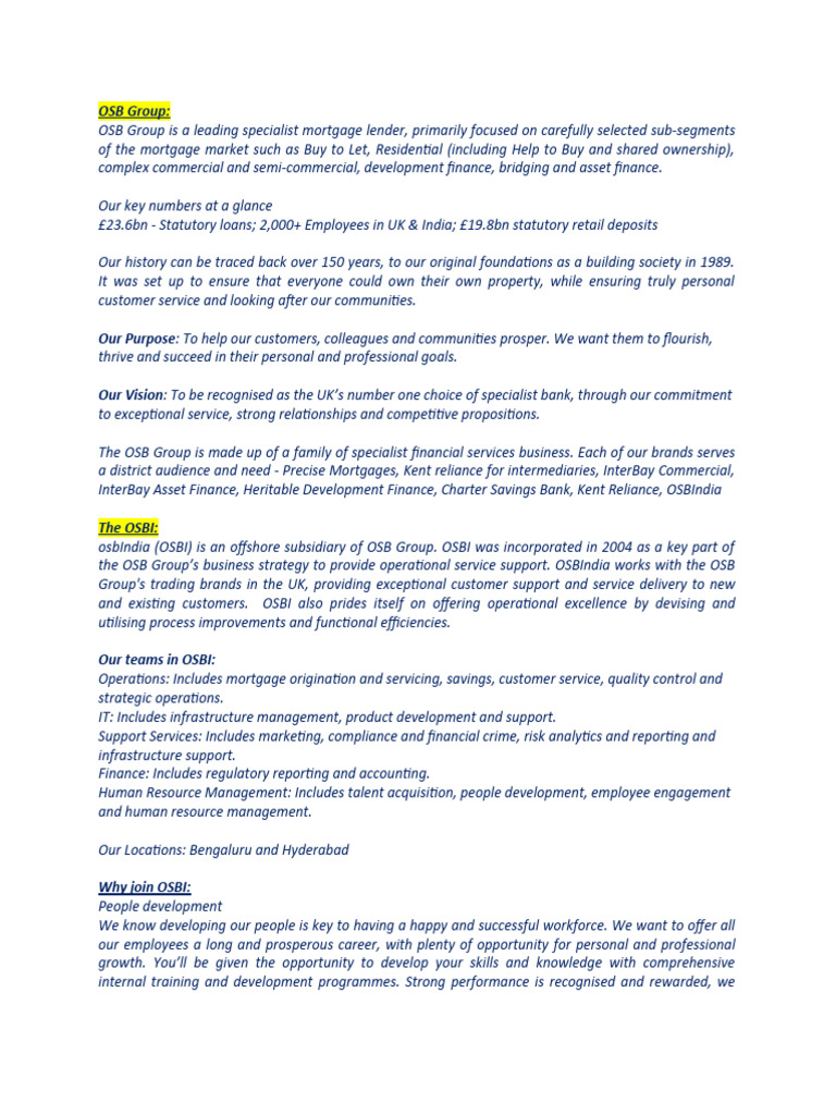OSB | PDF | Business | Economies
