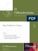 Lecture 8 - El Filibusterismo
