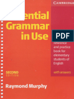 Essential Grammar in Use 2nd Edition by R. Murphy - Book