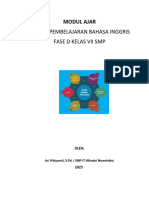 Materi Pembelajaran Bahasa Inggris Fase D Kelas Vii SMP: Modul Ajar