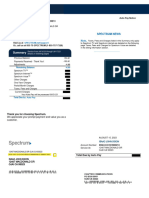 Isaac John Dixon - Spectrum Bill Statement