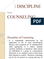 1.2 Disciplines of Counseling.