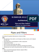 SS ZG653 (RL 10.1) : Software Architecture: Pipe and Filter Pattern