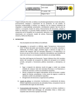 Politica Empresarial Sobre Soborno - 16.03.2020