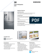 Samsungrf28r6221sr French Door Refrigerator With Autofill Water Pitcher Specifications Manual Original