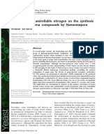 Yeast - 2016 - Martin - Effect of Yeast Assimilable Nitrogen On The Synthesis of Phenolic Aroma Compounds by Hanseniaspora