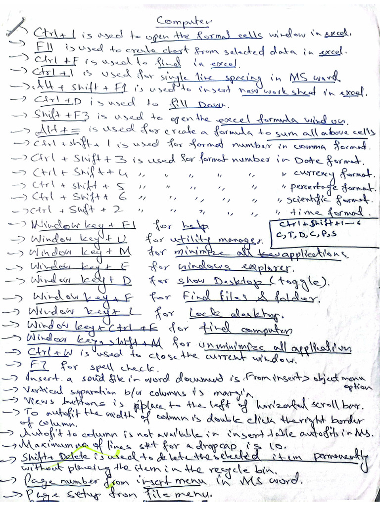 Puter Hand Written Notes | PDF