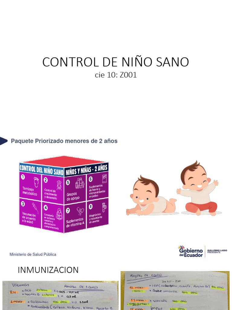 Control de Niño Sano | PDF | Anemia | Medicina CLINICA