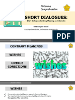 Short Dialogues - Contrary Meaning and Idiomatic - Oktari+Soal