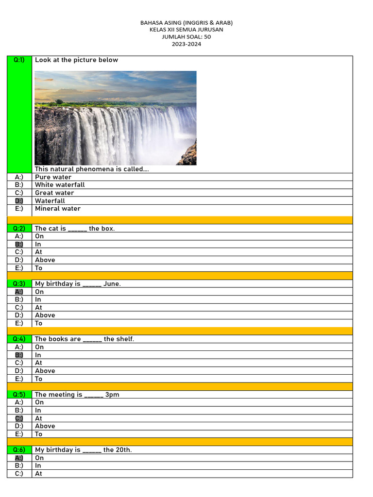B. Inggris Plus Jawaban 2024 | PDF