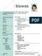 Ankita Biswas - CV