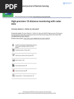 High-Precision 1D Distance Monitoring With Radar Data