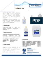 Gel Antiseìptico FT.050.0064