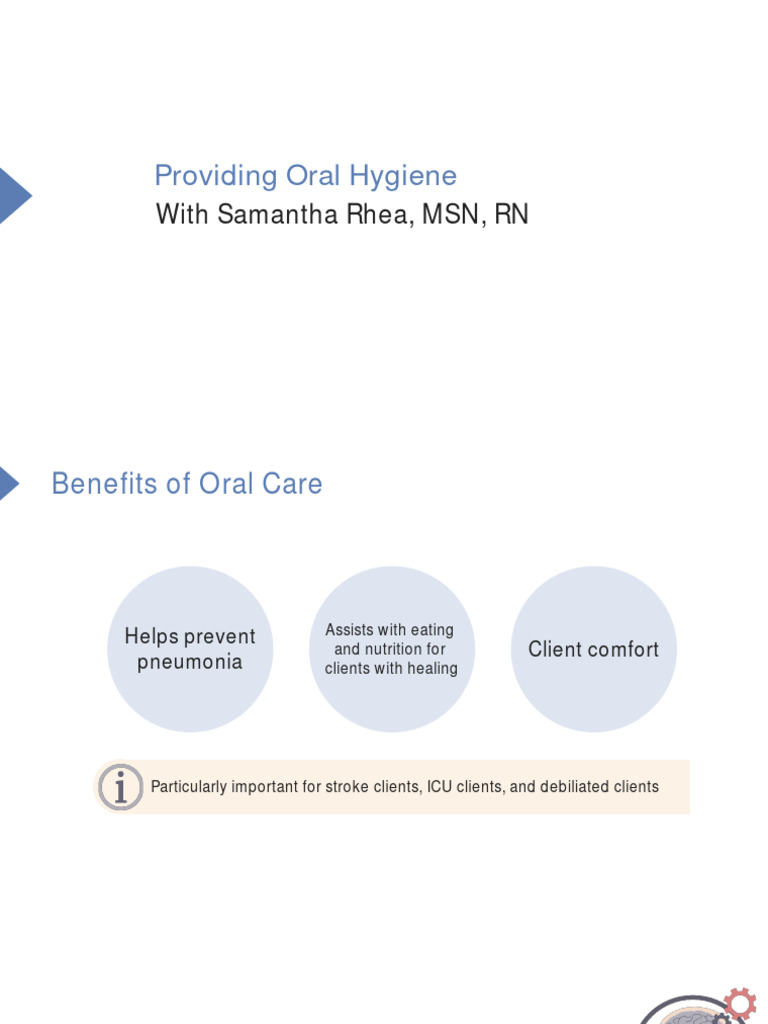 Slides Oral Hygiene Bedridden Patients Nursing PDF Oral Hygiene