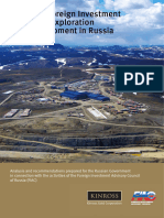 2011.09. Fostering Foreign Investment in Mineral Exploration and Development in Russia - Kinross