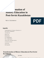 Transformation of History Education in Post-Soviet Kazakhstan 