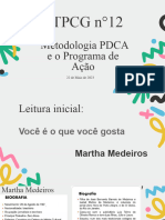 ATPCG N°12-Metodologia PDCA e o Programa de Ação