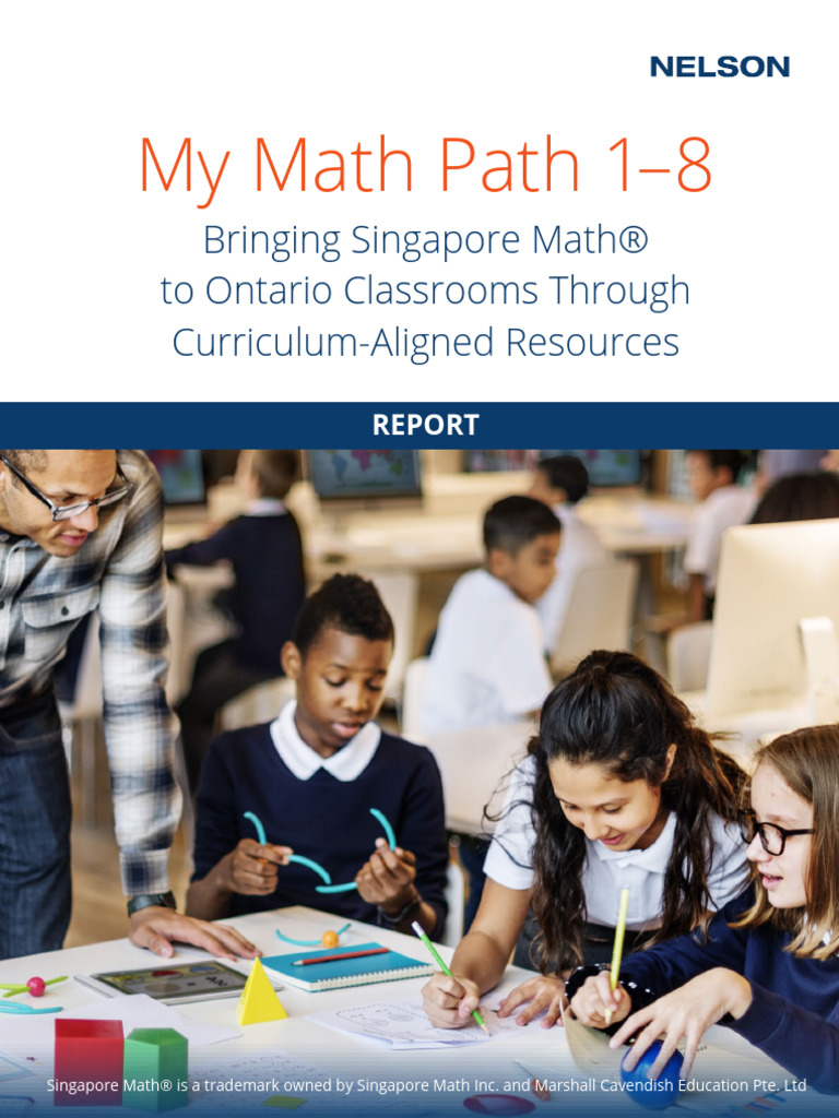 My Math Path 1 To 8 Efficacy Research Paper Ontario Version 2 | PDF ...