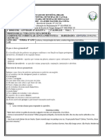 Atividade Repositiva de Língua Portuguesa - 8º Ano Dias 26,27 de Março de 2024