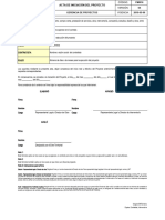 Fmi016 Acta de Iniciación Del Proyecto