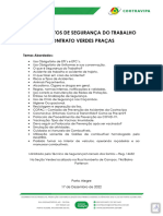 Relatório Treinamento de Segurança - Verdes Praças - Dezembro 22 - TST Marcelo Santos