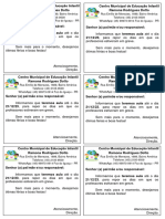 Bilhete Encerramento Período Letivo 5d