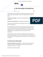 Processos de Formação de Palavras - Toda Matéria