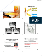 Técnicas de Anestesia Por Bloqueios Na Maxila