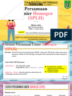 Sistem Persamaan Linear Homogen