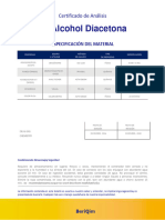 COA Alcohol Diacetona