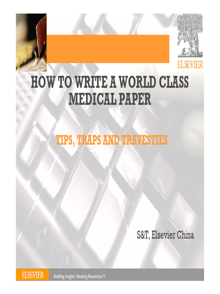 How To Write A WorldClass Medical Paper PDF Academic Journal