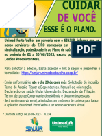 SINJUR - Novos Servidores - SEM CARÊNCIA 01 A 30-08-2023