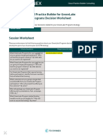 GreenLake Programs Decision Worksheet